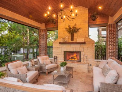 Outdoor Fireplace