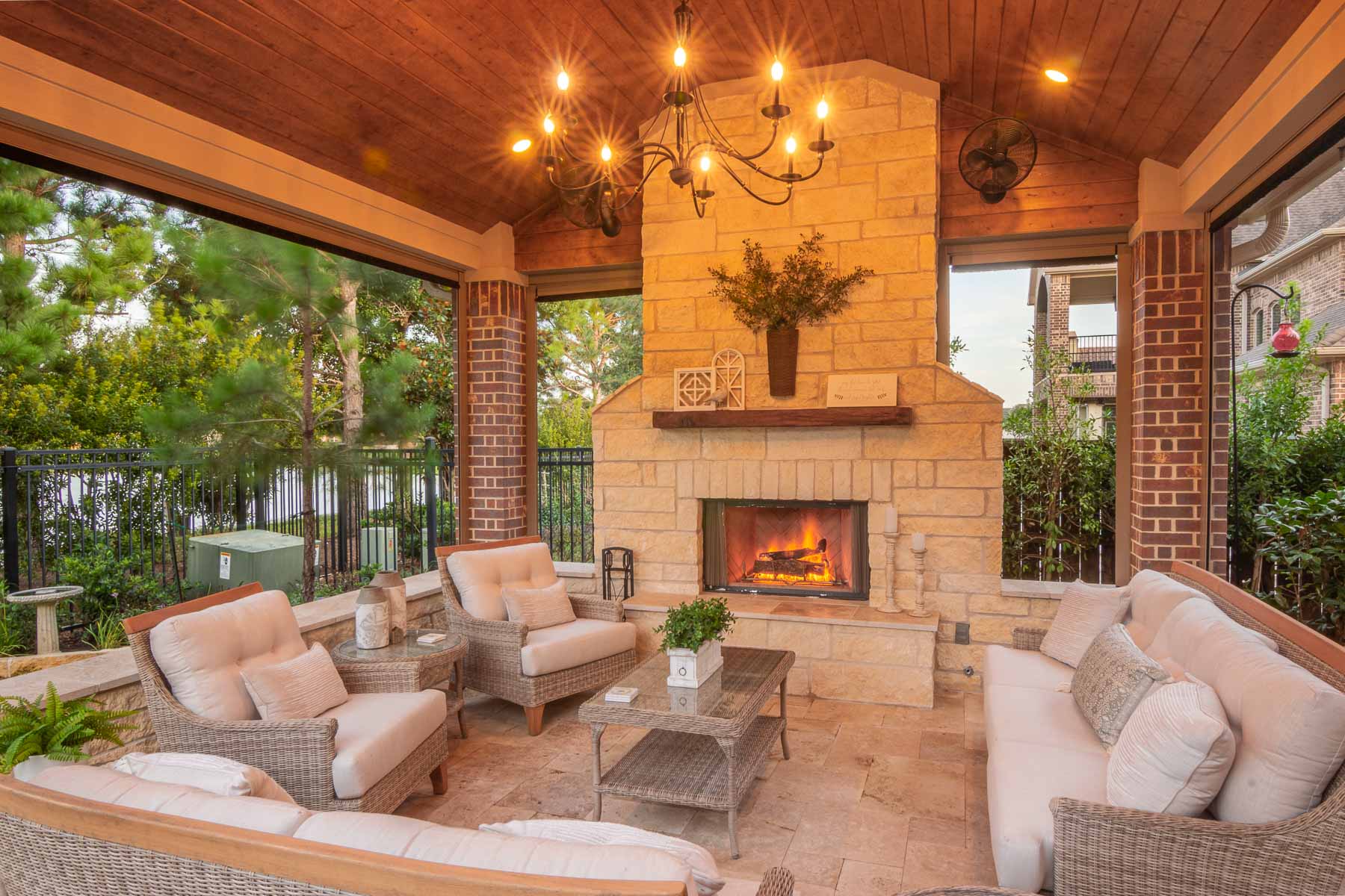 Outdoor Fireplace